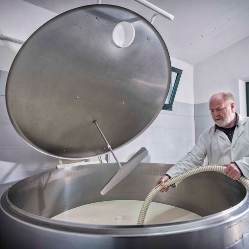 Lavorazione del latte per la produzione del formaggio