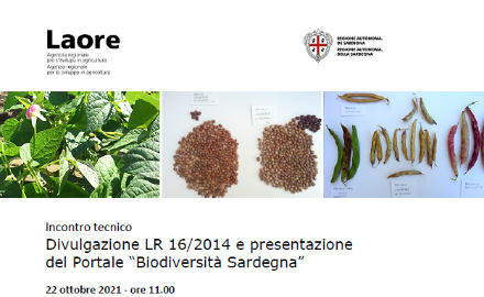 Visualizza la notizia: Divulgazione LR 16/2014 e presentazione del Portale “Biodiversità Sardegna”