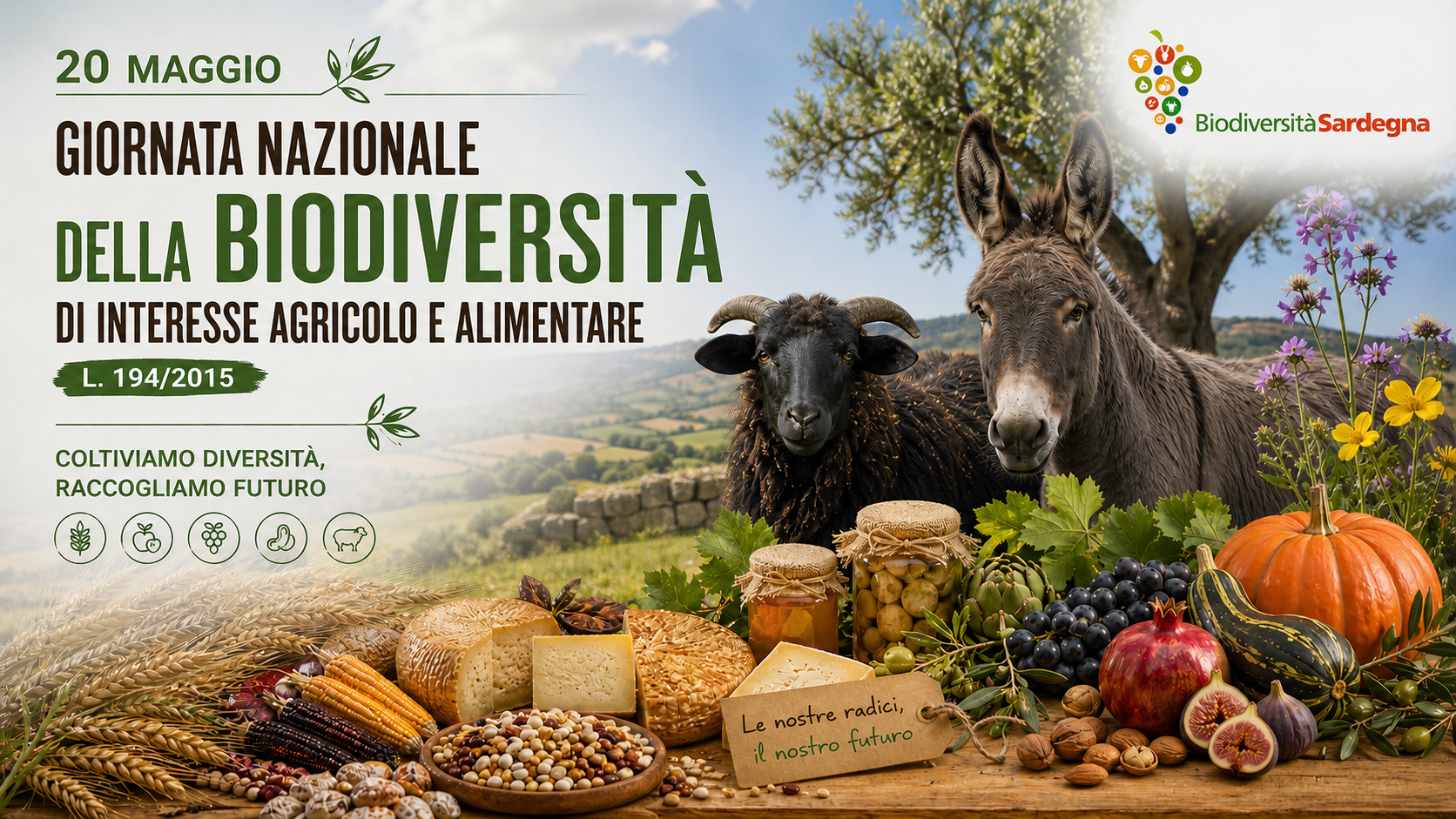 Visualizza la notizia: Giornata nazionale della biodiversità di interesse agricolo e alimentare - L. 194/2015