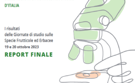 Visualizza la notizia: Agrobiodiversità - I risultati delle Giornate di studio sulle Specie Frutticole ed Erbacee 19 e 20 ottobre 2023 REPORT FINALE Visualizza la notizia: Agrobiodiversità - I risultati delle Giornate di studio sulle Specie Frutticole ed Erbacee 19 e 20 ottobre 2023 REPORT FINALE